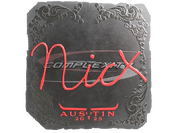 Sticker | nicx (Foil) | Austin 2025 image