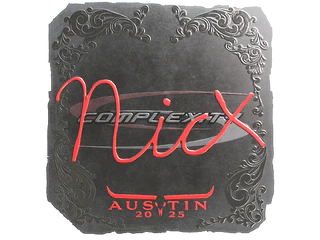 Sticker | nicx (Foil) | Austin 2025