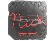Sticker | nicx (Foil) | Austin 2025 image
