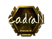 Sticker | cadiaN (Gold) | London 2018 image