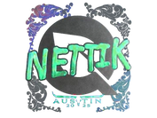 Sticker | nettik (Holo) | Austin 2025 image