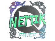 Sticker | nettik (Holo) | Austin 2025 image