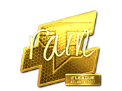 Sticker | rain (Gold) | Atlanta 2017 image