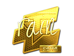 Sticker | rain (Gold) | Atlanta 2017 image