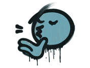 Sealed Graffiti | Chef Kiss (Wire Blue) image