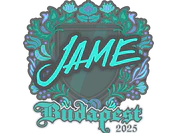 Sticker | Jame | Budapest 2025 image