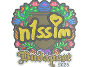 Sticker | n1ssim (Embroidered) | Budapest 2025 image