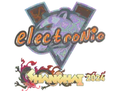 Sticker | electronic (Holo) | Shanghai 2024 image