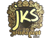 Sticker | jks (Gold) | Budapest 2025 image