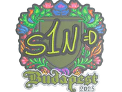Sticker | s1n (Embroidered) | Budapest 2025 image
