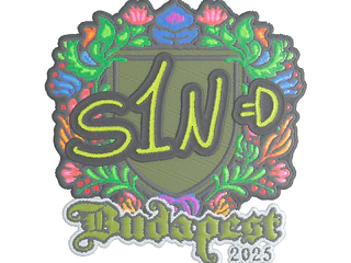 Sticker | s1n (Embroidered) | Budapest 2025