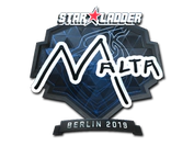 Sticker | malta (Foil) | Berlin 2019 image