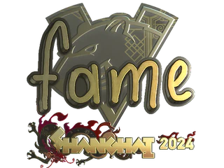 Sticker | fame (Gold) | Shanghai 2024
