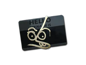 Sticker | Hello MP7 (Gold) image