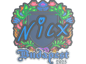 Sticker | nicx (Embroidered) | Budapest 2025 image