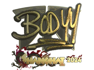 Sticker | bodyy (Gold) | Shanghai 2024