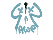 Sealed Graffiti | Recoil AWP (Wire Blue) image