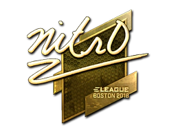 Sticker | nitr0 (Gold) | Boston 2018 image