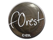 Sticker | f0rest | Katowice 2019 image