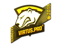 Sticker | Virtus.pro (Gold) | Katowice 2015 image