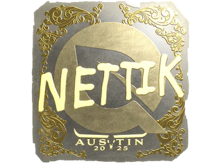 Sticker | nettik (Gold) | Austin 2025