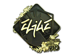 Sticker | EliGE (Gold) | Rio 2022 image