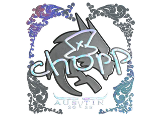 Sticker | chopper (Holo) | Austin 2025