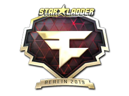Sticker | FaZe Clan (Gold) | Berlin 2019 image