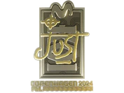 Sticker | JUST (Gold) | Copenhagen 2024 image