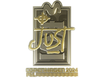 Sticker | JUST (Gold) | Copenhagen 2024 image