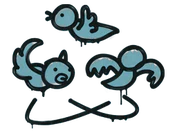 Sealed Graffiti | Dizzy (Wire Blue) image