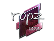 Sticker | ropz (Foil) | Boston 2018 image