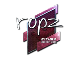 Sticker | ropz (Foil) | Boston 2018 image