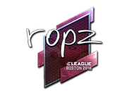 Sticker | ropz (Foil) | Boston 2018 image