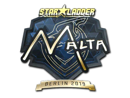 Sticker | malta (Gold) | Berlin 2019 image