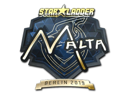 Sticker | malta (Gold) | Berlin 2019 image