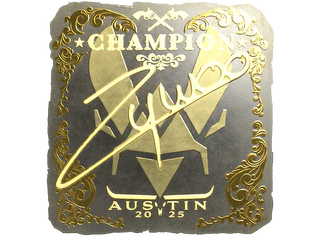 Sticker | ZywOo (Gold, Champion) | Austin 2025