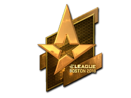 Sticker | Astralis (Gold) | Boston 2018 image