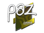 Sticker | paz | Boston 2018 image