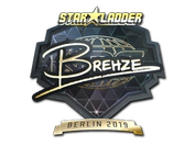Sticker | Brehze (Gold) | Berlin 2019 image