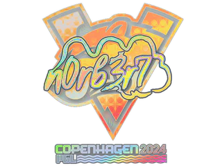 Sticker | n0rb3r7 (Holo) | Copenhagen 2024