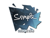 Sticker | s1mple | Cologne 2016 image