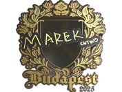 Sticker | Marek (Gold) | Budapest 2025 image