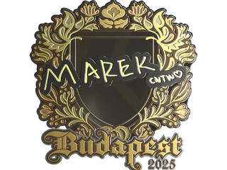 Sticker | Marek (Gold) | Budapest 2025