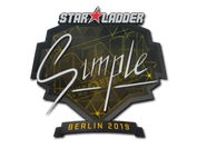 Sticker | s1mple | Berlin 2019 image