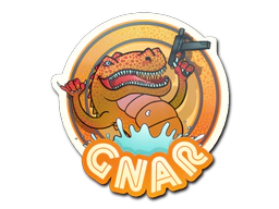 Sticker | Orange Gnar image