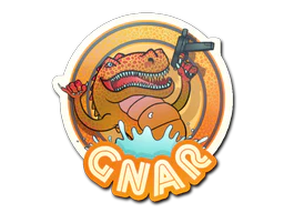 Sticker | Orange Gnar image
