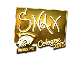Sticker | Snax (Gold) | Cologne 2015 image