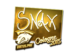 Sticker | Snax (Gold) | Cologne 2015 image
