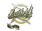 Sticker | headtr1ck (Gold) | Paris 2023 image